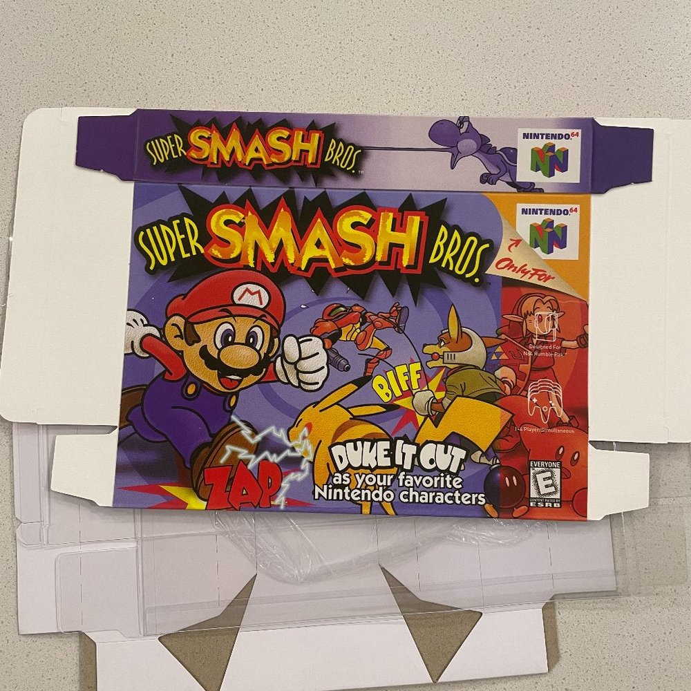 Super Smash Bros  (NINTENDO 64 N64) Box Only